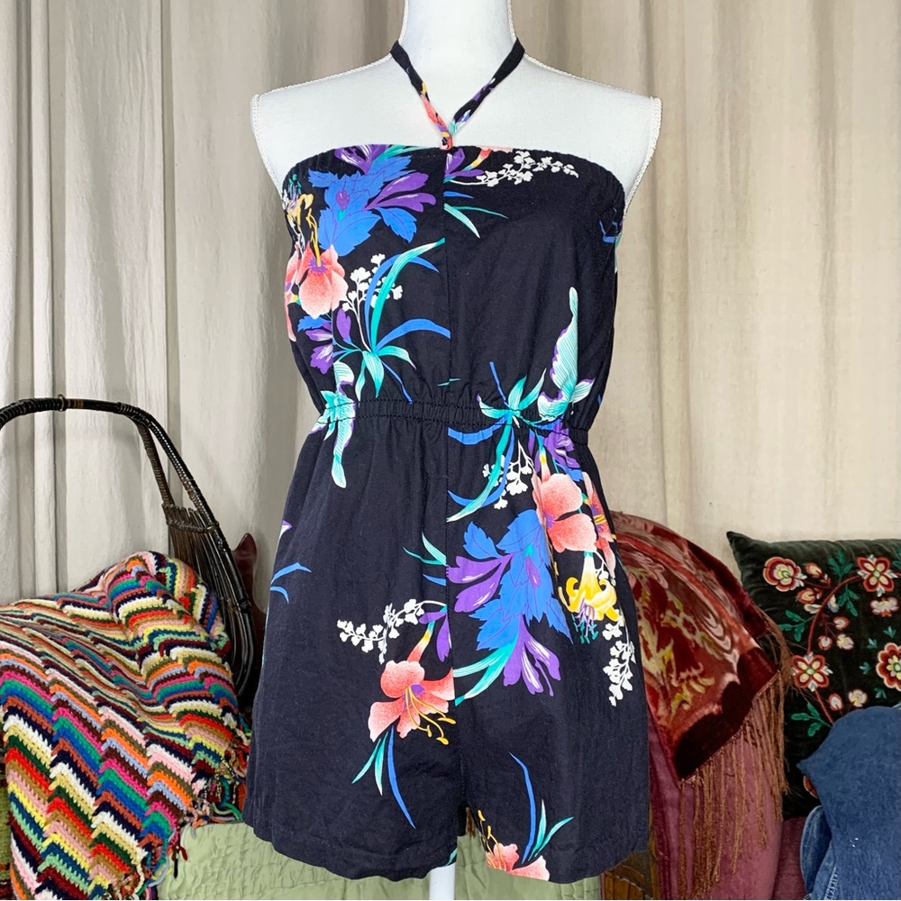 80s Tropical Romper
